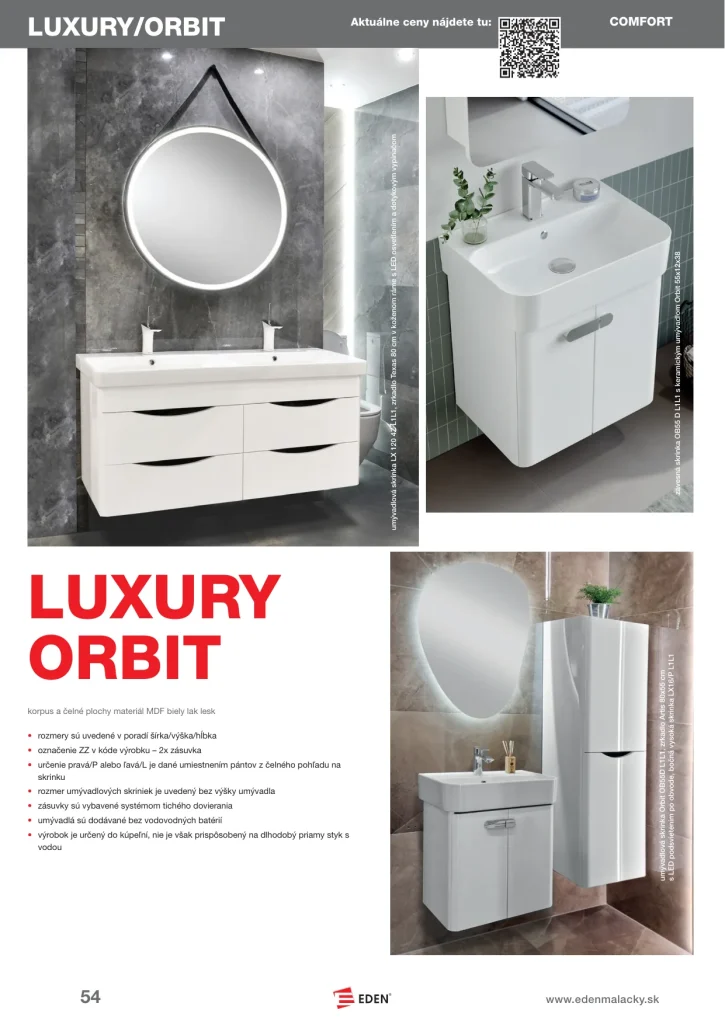 Katalóg série LUXURY / ORBIT – strana 1