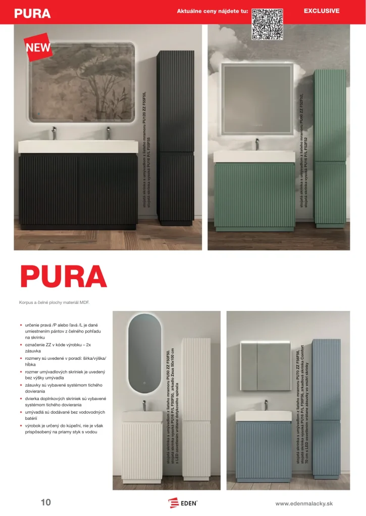 Katalóg série PURA – strana 1