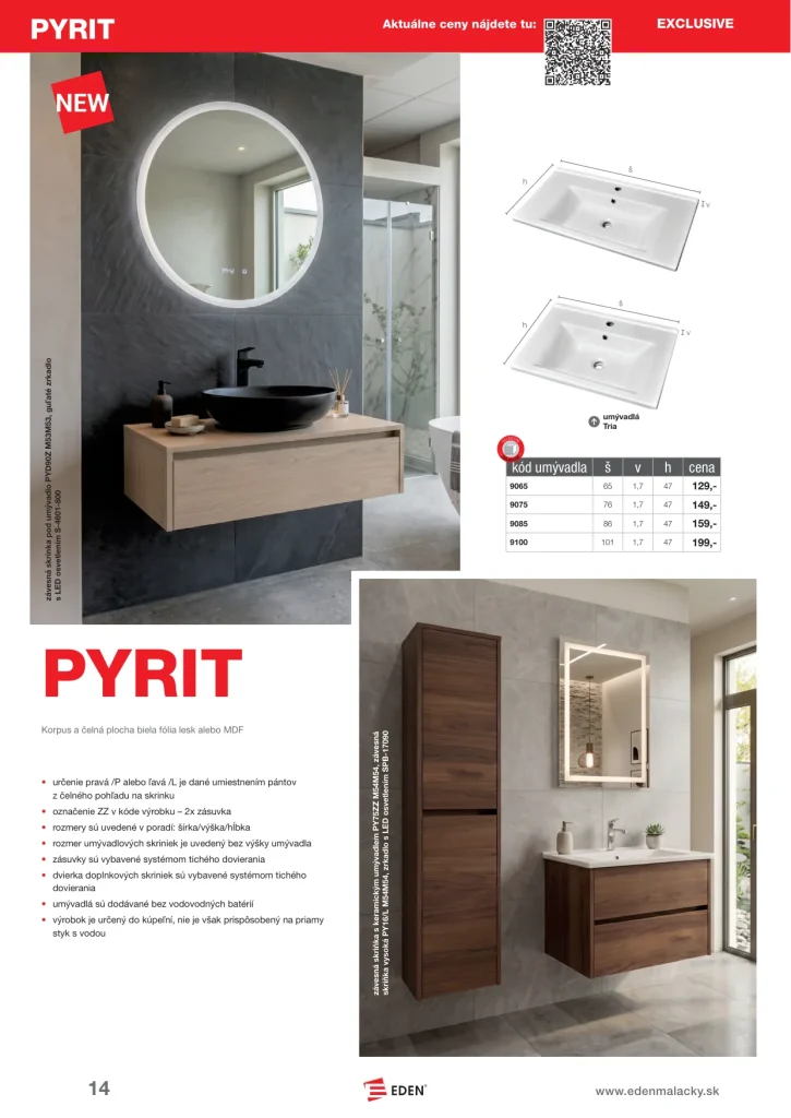 Katalóg série PYRIT – strana 1